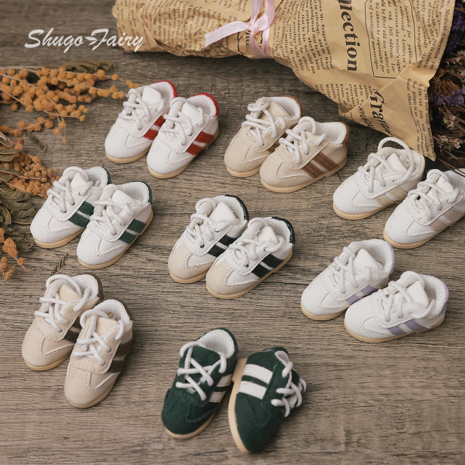 

1/6 BJD Shoes Modern Style for ST Body Suede Leather Sport Shoes WX6-398 ShugaFairy Accessories