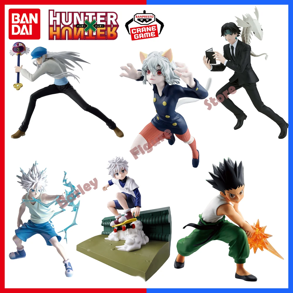 

В наличии BANDAI оригинальный BANPRESTO аниме HUNTER HUNTER фигурка Neferpitou Kite Killua Hisoka Kurapika фигурки модель из ПВХ игрушки подарки