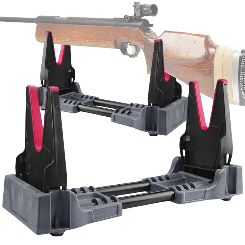 Tactical Adjustable Gun Cleaning Maintenance Display Cradle Holder Rifle Smith Bench Rest Rack Tool for Hunting Airsoft Accessor