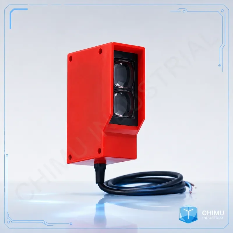 【CHIMU INDUSTRIAL】Waterproof Diffuse Reflection Photoelectric Switch Adjustable Long Distance for for Omron Replacement