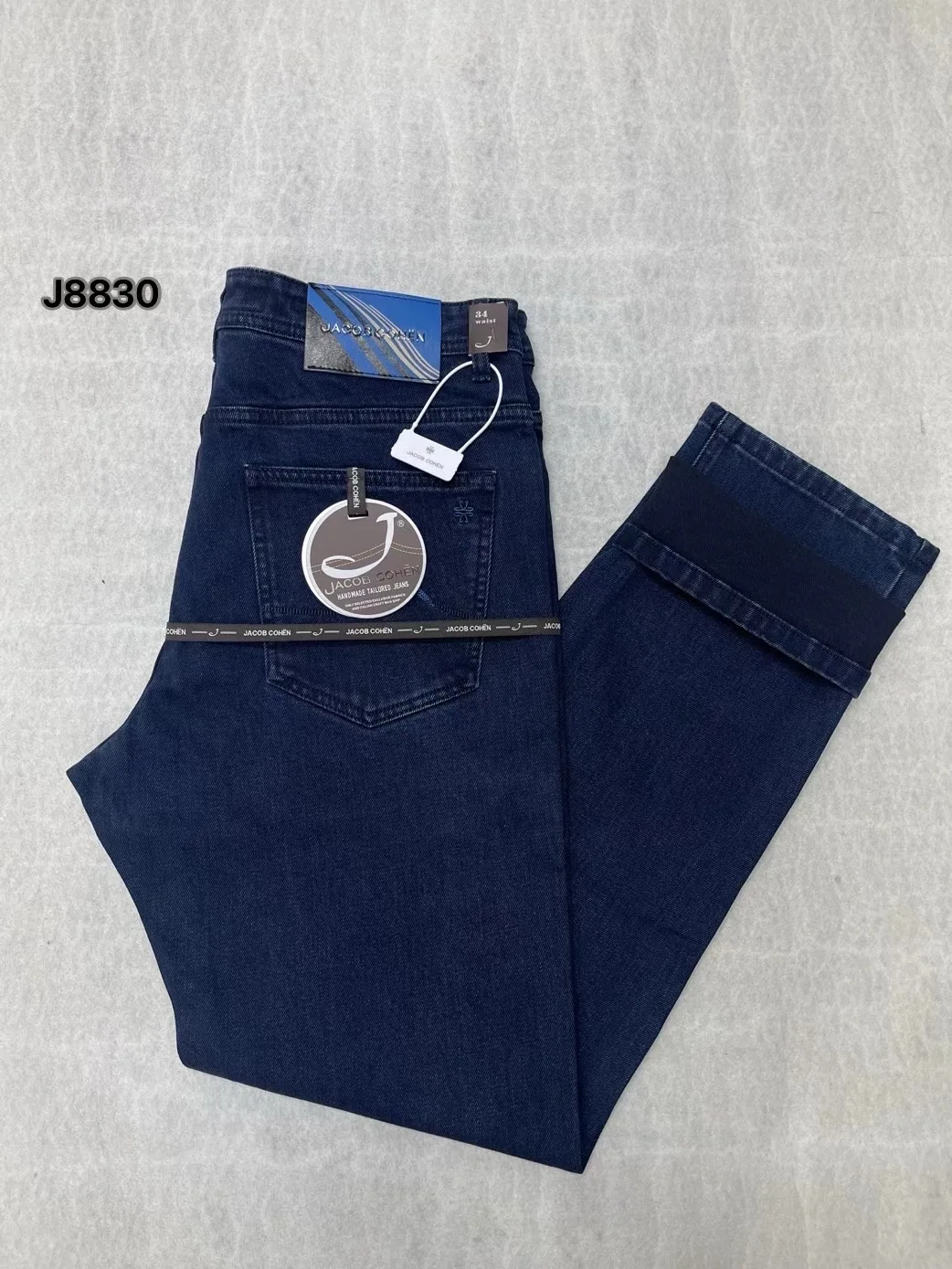 

OECHSLI Jeans Thick Cotton Men 2025 Autumn Winter new Embroidery outdoors warm comfort Fashion straight Big size 30-40 Pants