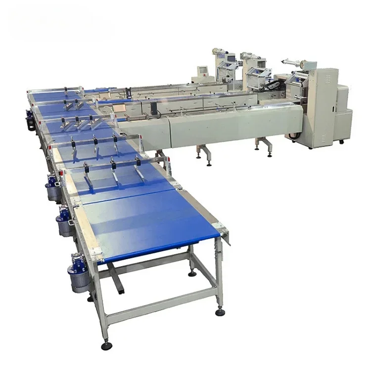 Cup Cake /meat Cake/ Pastry Cake Bread Bun  Biscuit Packing Automatic Food Packaging Machine