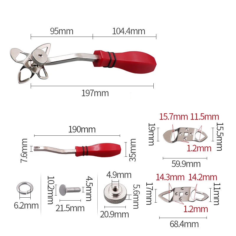  Three-port Core Sealing Strip Core Installation Mould Locking  Disassembly Car Windshield Locking Strip Pliers  Repair Tools