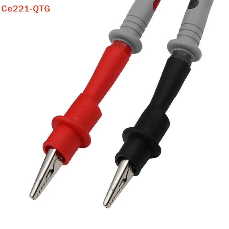 *Alligator Clips Test Clip Clamp Set 2Pcs Red Black Wire Tip Clamps Multimeter Tester Probes 10A 1000V AC DC For Multimeter Tool