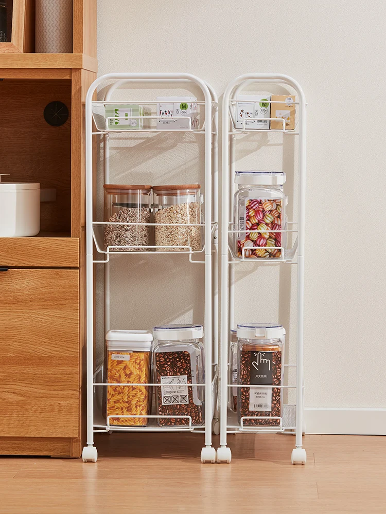 Aesthetic Auxiliary Kitchen Island Trolley: A Stylish Storage Solution thumbnail