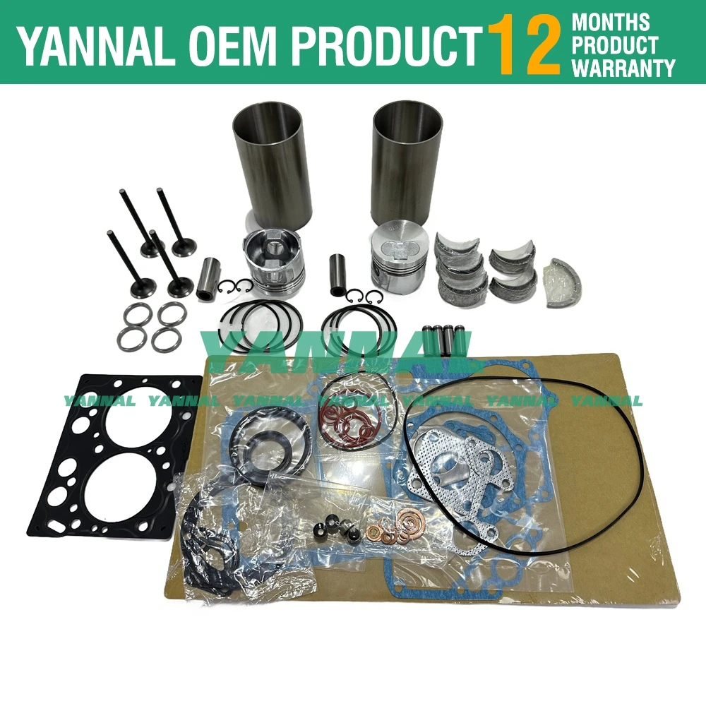 New Overhaul Rebuild Kit for Yanmar Engine 2TN66 2TN66L 2TN66E