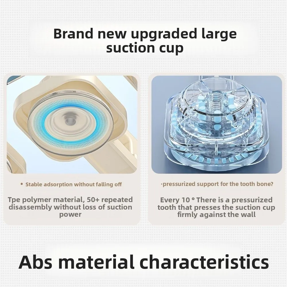 

2Layers/3Layers Suction Cup Pot Lid Rack Cookware Storage Punch Free Pot Lids Holder Shelf Space Saving Carbon Steel