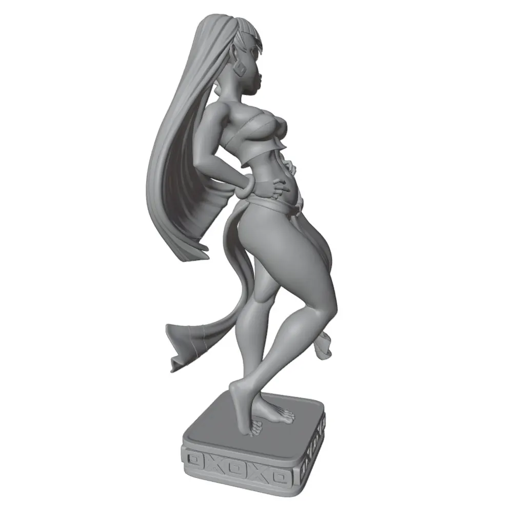 Miniatura figura anime NSFW para gato y perro, GK 3D gris - imagen 5