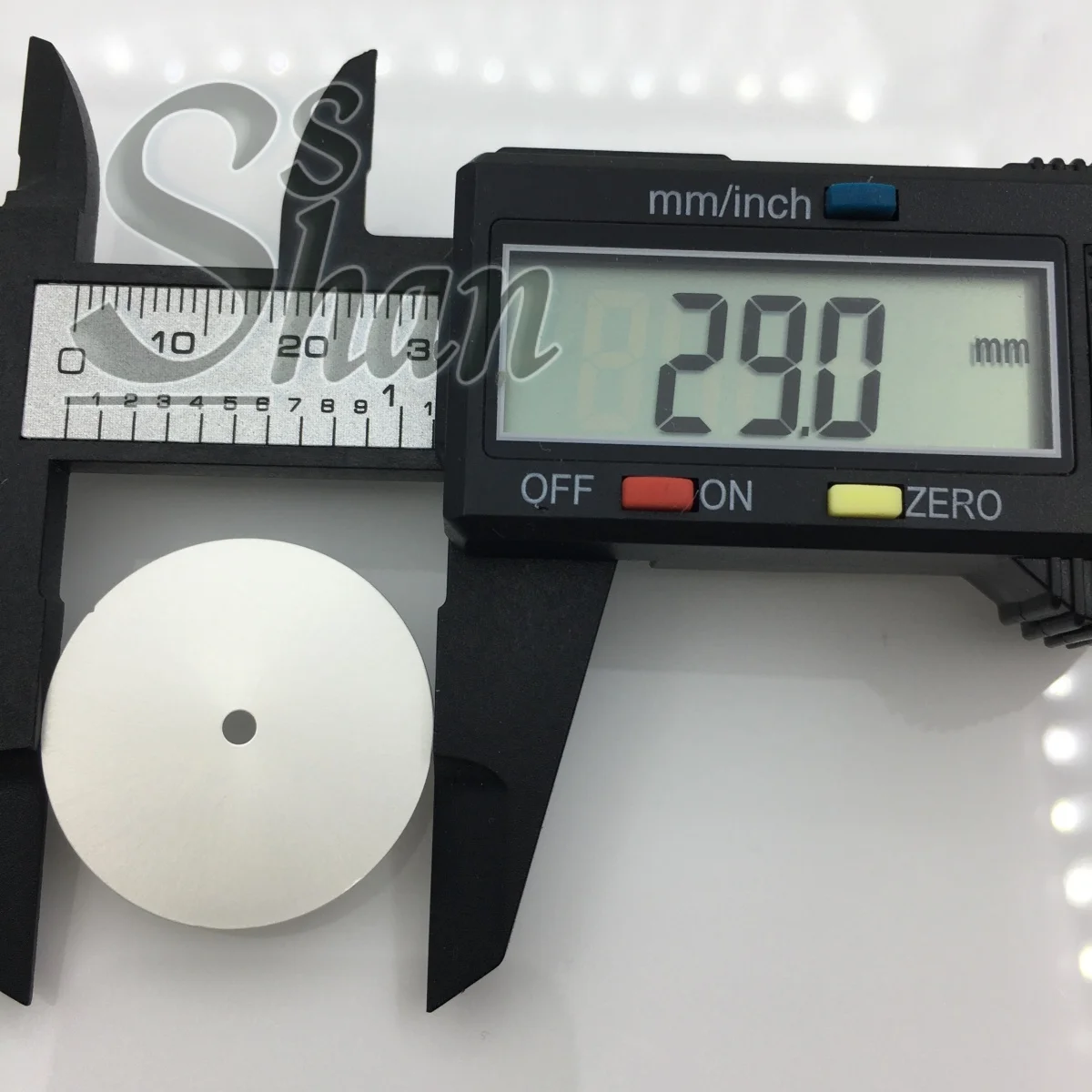 NH36 пустой простой циферблат часов диаметром 29 мм, красный, желтый, белый, зеленый, синий, черный и серый подходит для автоматического механизма NH36