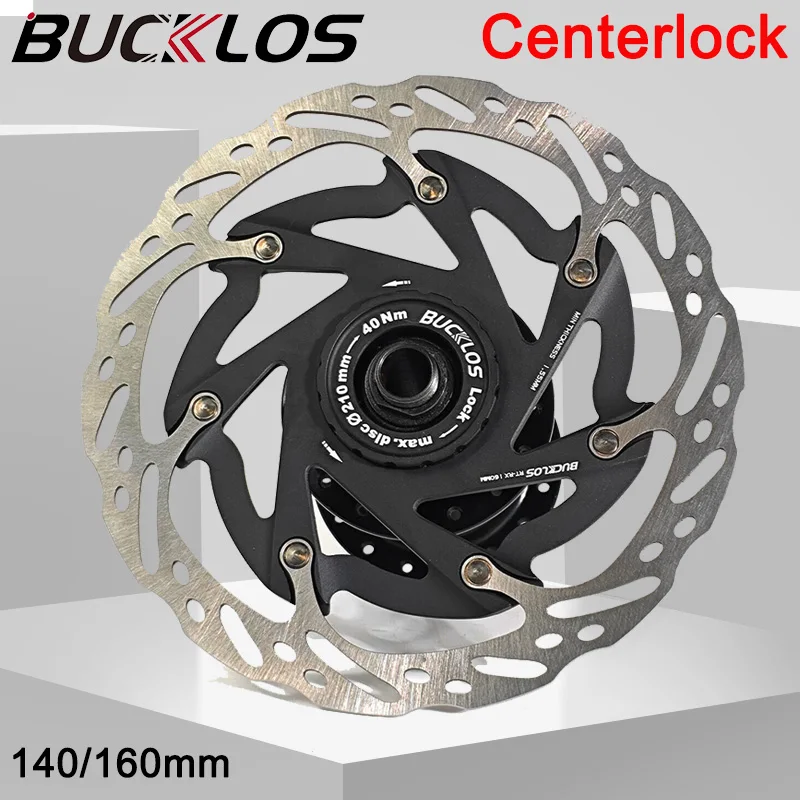 

BUCKLOS Mtb Bike Centerlock Disc Brake Rotors 140/160mm Mountain Bicycle Brakes Floating Rotor W/Rings for SRAM CLX-R Centerline