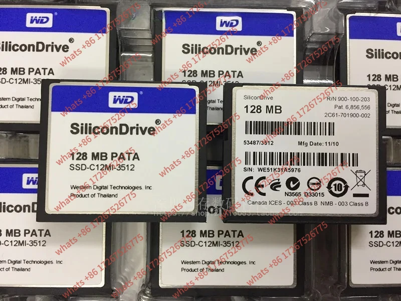 

WD SiliconDrive CF 128 МБ PATA SSD-C12MI-3512/4600 Промышленная CF-карта