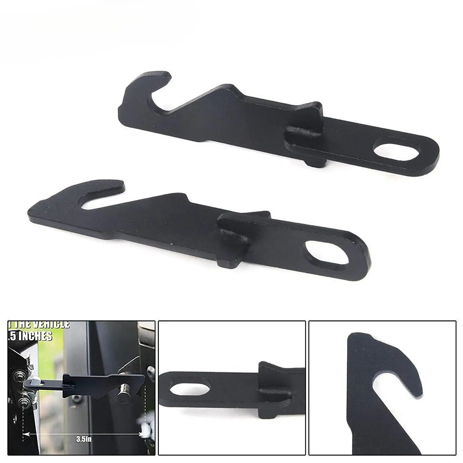 

2 Pieces UTV Door latches Door latches Rustproof Hardware latches Vent Extender for RZR XP 1000 Turbo Turbo S 900 S 1000