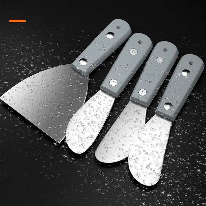 

Stainless Steel Putty Knife Paint Tool Plaster Shovel Filling Spatula Drywall Spackle Wallpaper Putty Scraper for Wall Decor