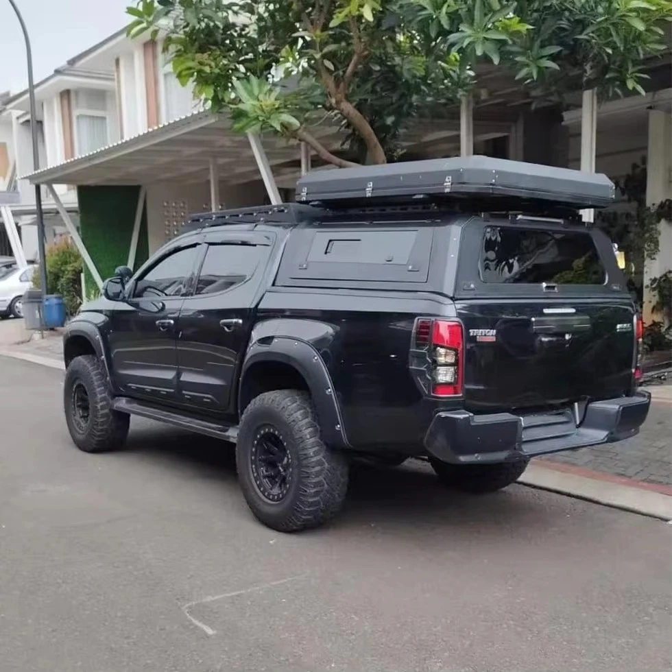 Custom Fit Aluminum Canopy for Mitsubishi Triton L200 Top Camper Waterproof Anti Rusted Hard Top Cover 4X4 Accessories Canopies