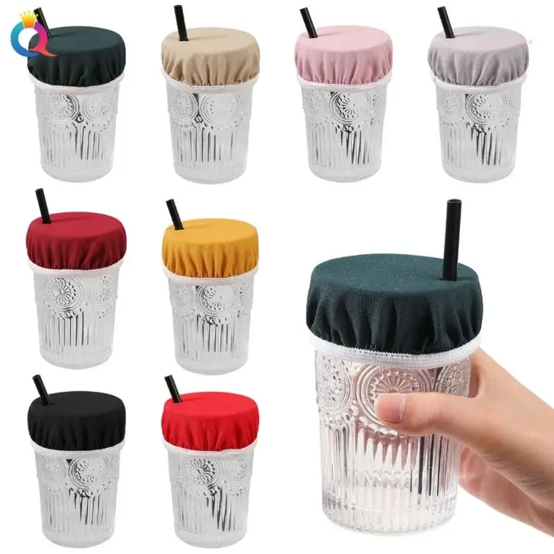 Bar Club Cup Cover Reusable Drink Prevention Nightclub Elastic Cup Lid Anti-drop Artifact Tool Girls Women Accessories