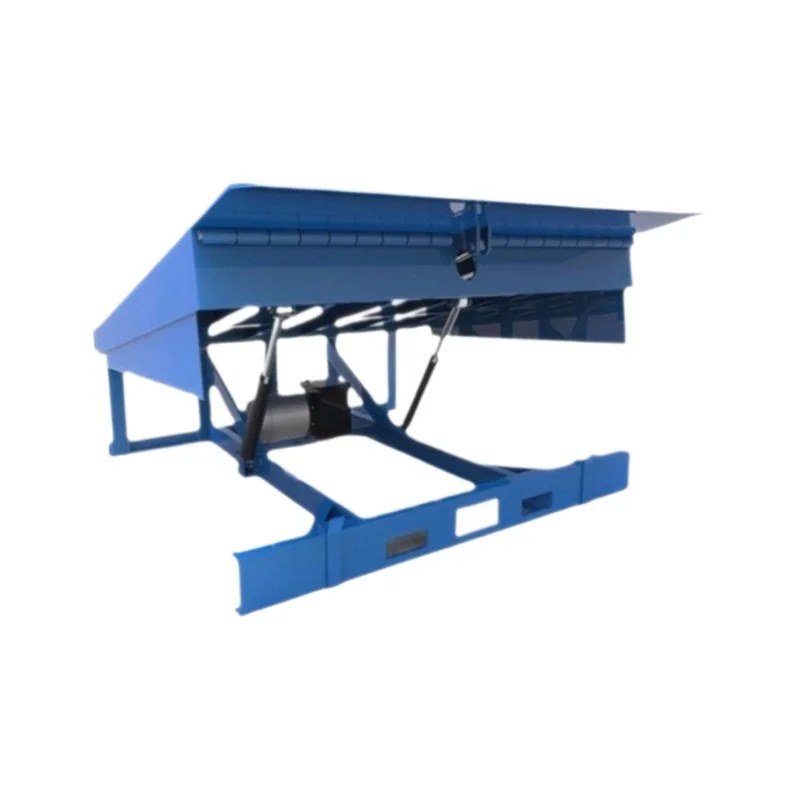 Fixed boarding bridge, warehouse truck crossing bridge platform electric adjustment board loading and unloading platform