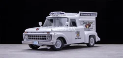 Sunstar 1/18 For Ford F-100 Custom cab pickup GOOD HUMOR Ice Cream Diecast Model Car Gifts Hobby Display Ornaments Collection