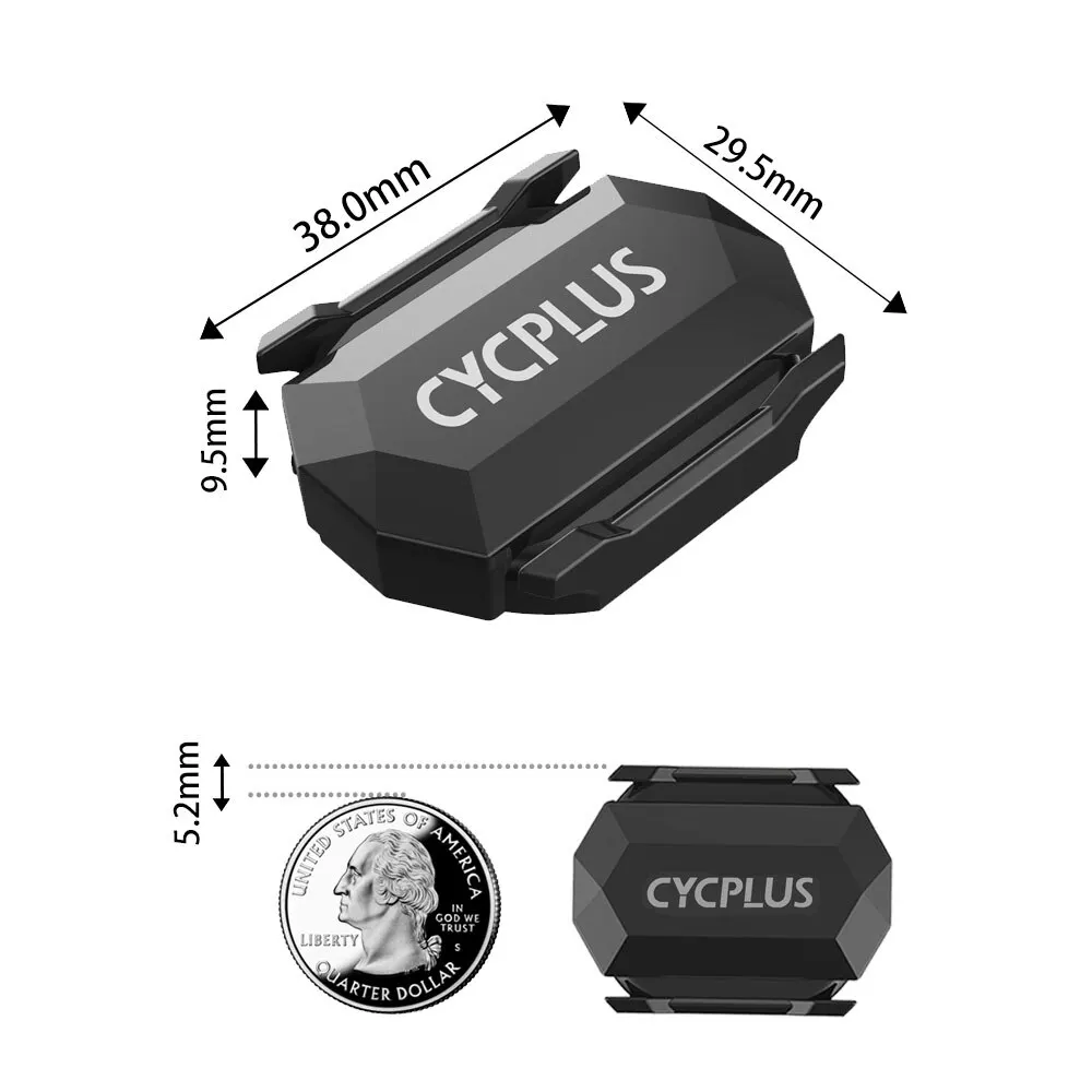 Cycplus cadência velocidade sensor duplo ciclismo acessórios da bicicleta ant + ble 5.0 velocímetro para xoss strava bicicleta computador