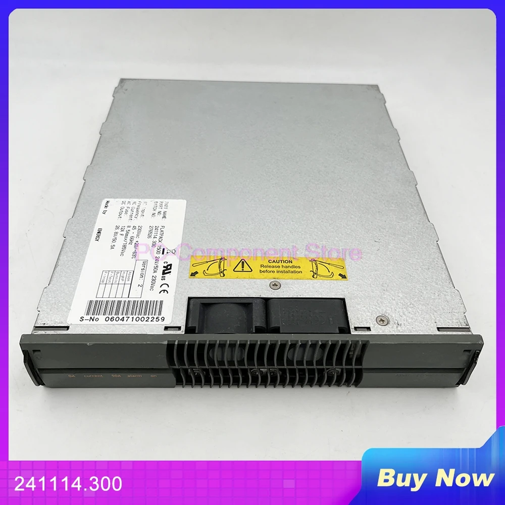 241114.300 For ELTEK FLATPACK 1500 24V/50A 230Vac Power Supply Perfect Test