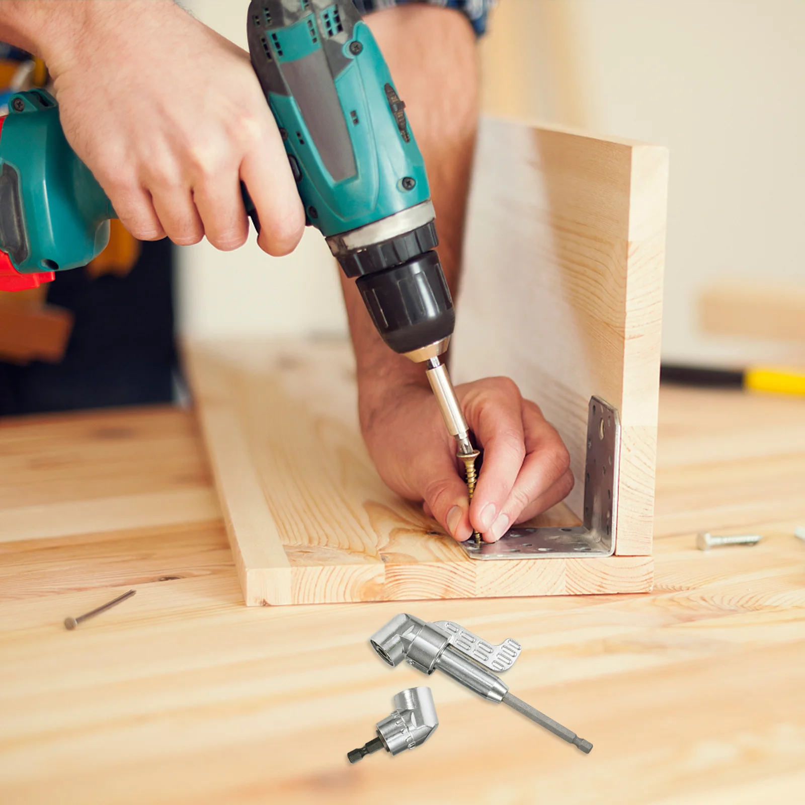 2 قطعة مفك البراغي الزاوية اليمنى دفعة 105 درجة قابل للتعديل الكوع الانحناء رئيس الحفر الكهربائية تمديد موصل