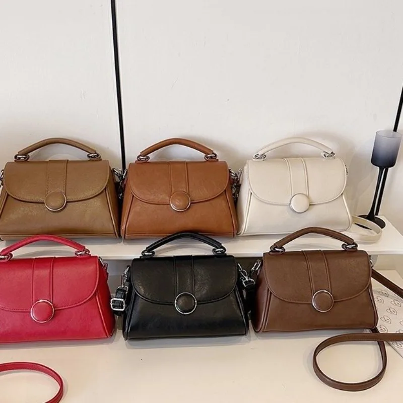 

Elegant Diaper Bag: Ladies Large Capacity Simple Leather Tote, Trendy Minimalist Crossbody Bag With Paris Designer Logo