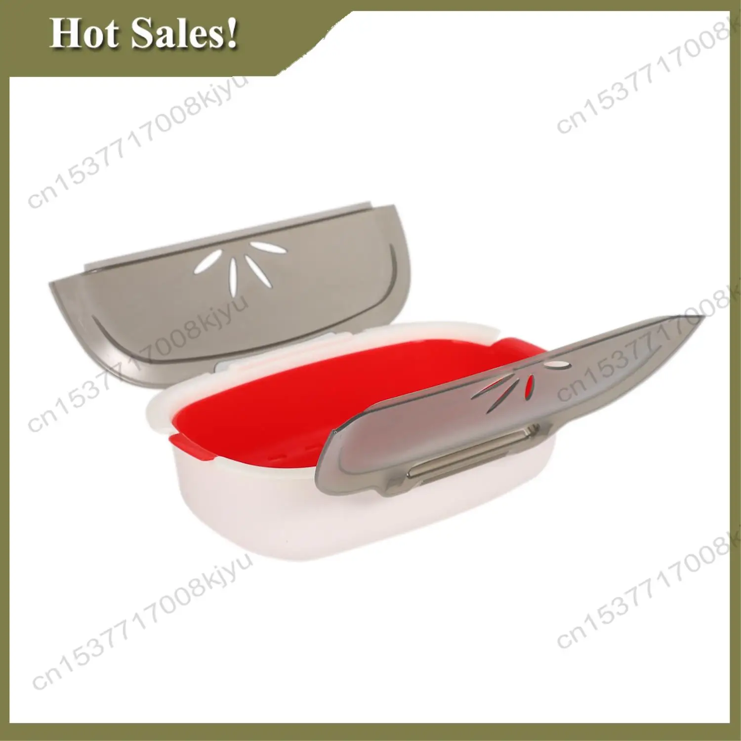 

-A23G Microwave Steamer Basket Safe Non-Toxic Fish Food Microwave Oven Steamer Steaming Dish Kitchen Supplies New