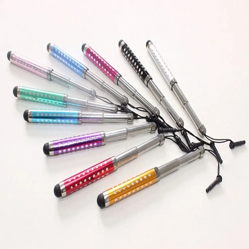 Mini High Precision Touch Screen Pen Electronics Retractable Capacitive Pen Multicolor Multi-function Stylus Pencil