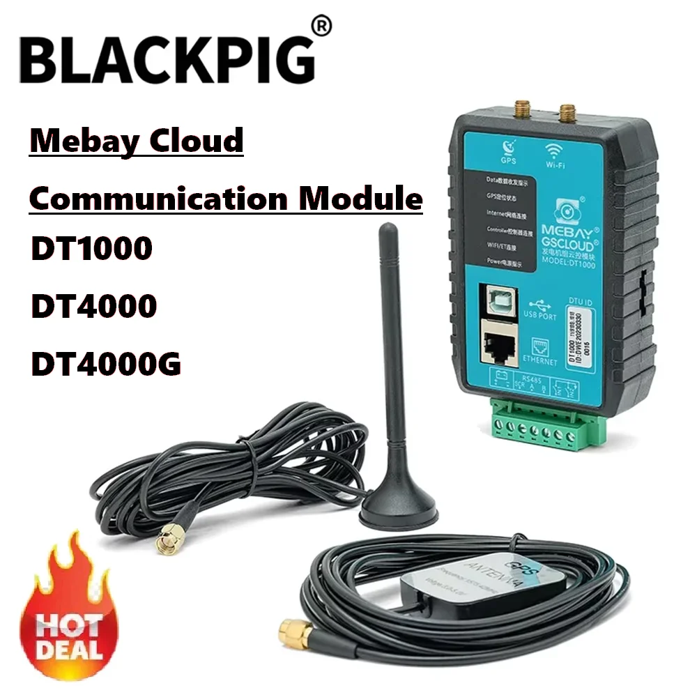 DT4000 Mebay Generator Controller DTU 4G GPS Cloud Communication Module DT4000G Global Edition Wifi Ethernet DT1000