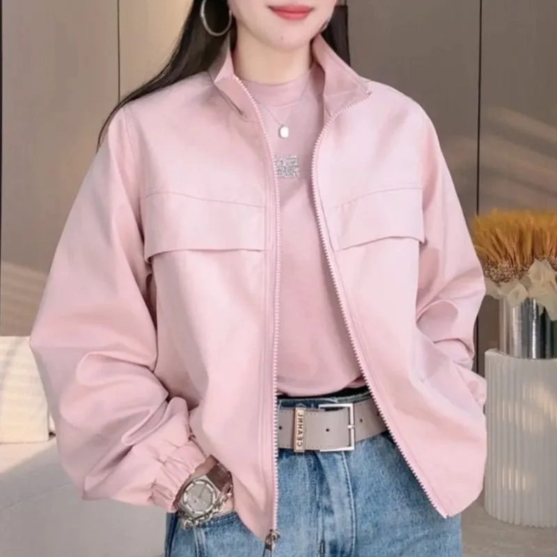 

Fashion Jacket Women's New Spring Autumn 2025Western Style Coat Joker Loose Outwear Little Casual Windbreaker Female Outcoat Top