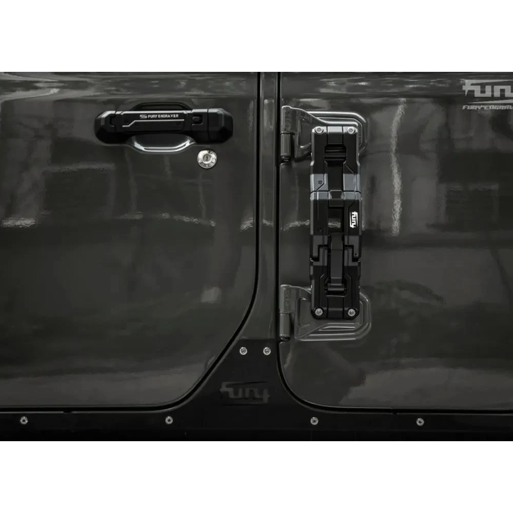 

For Jeep Wrangler Maiker Offroad Other Exterior Accessories(old) Fury Engraver Door Hinge Step Car Doorstep