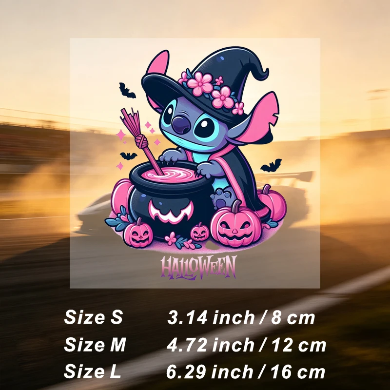 Car Stickers Halloween Playful Vinyl Decal Waterproof Die Cut Durable for Fuel Cap Bumper Auto Decor