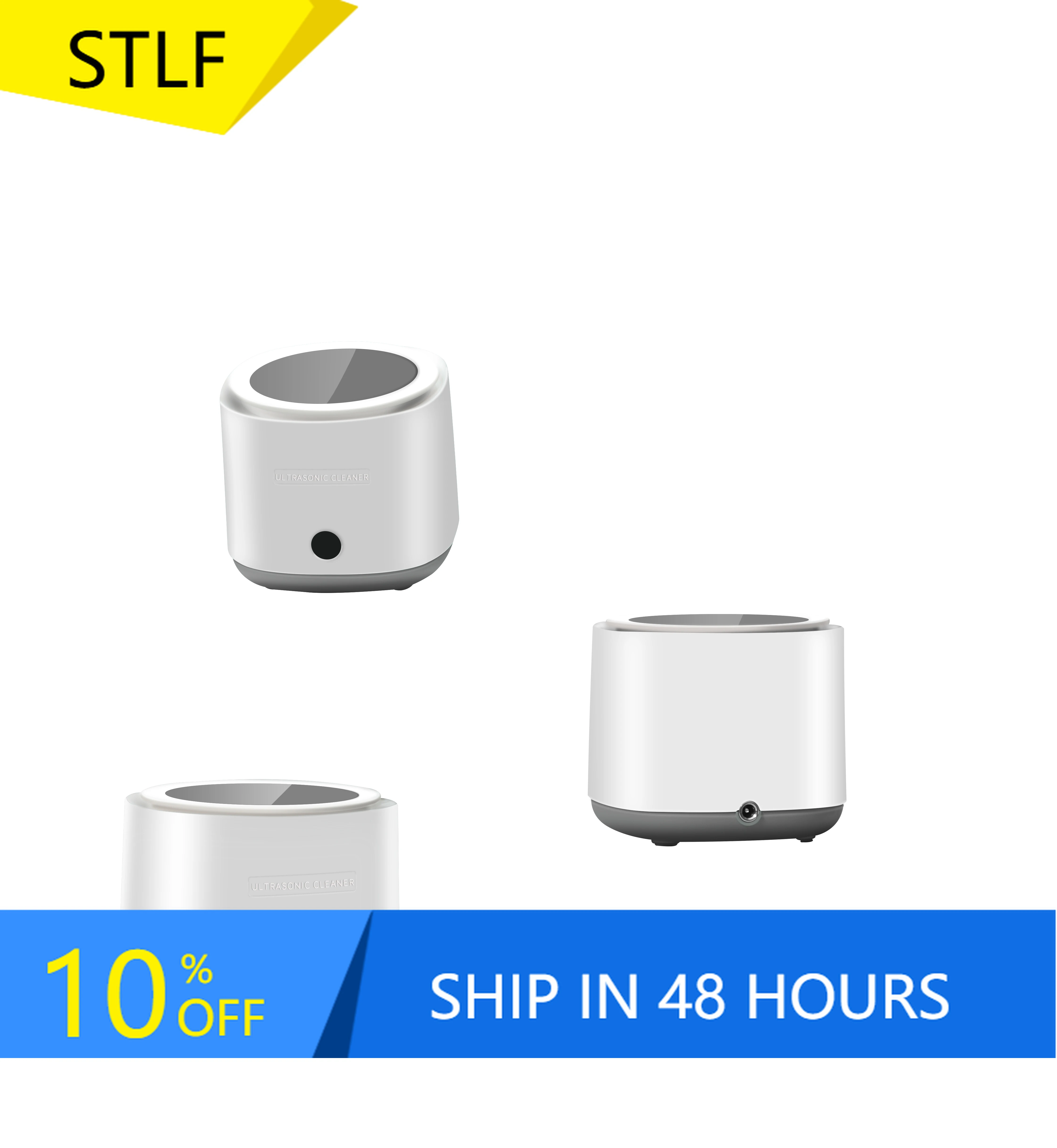 

STLF Super Strong 45kHZ Ultrasonic Cleaner Low Noise Portable Jewelry and Denture Washing Device Electric Power Source