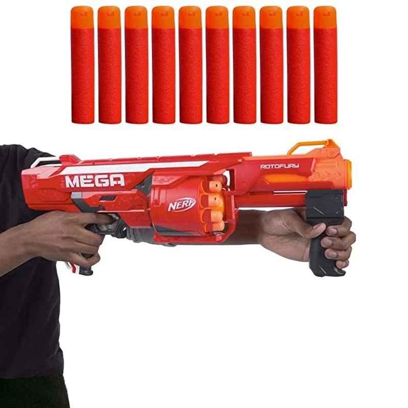 Crianças jogo de tiro recarga dardo balas pacote 9.5cm * 1.9cm compatível com nerf n-strike mega blaster mastodon twinshock brinquedos armas