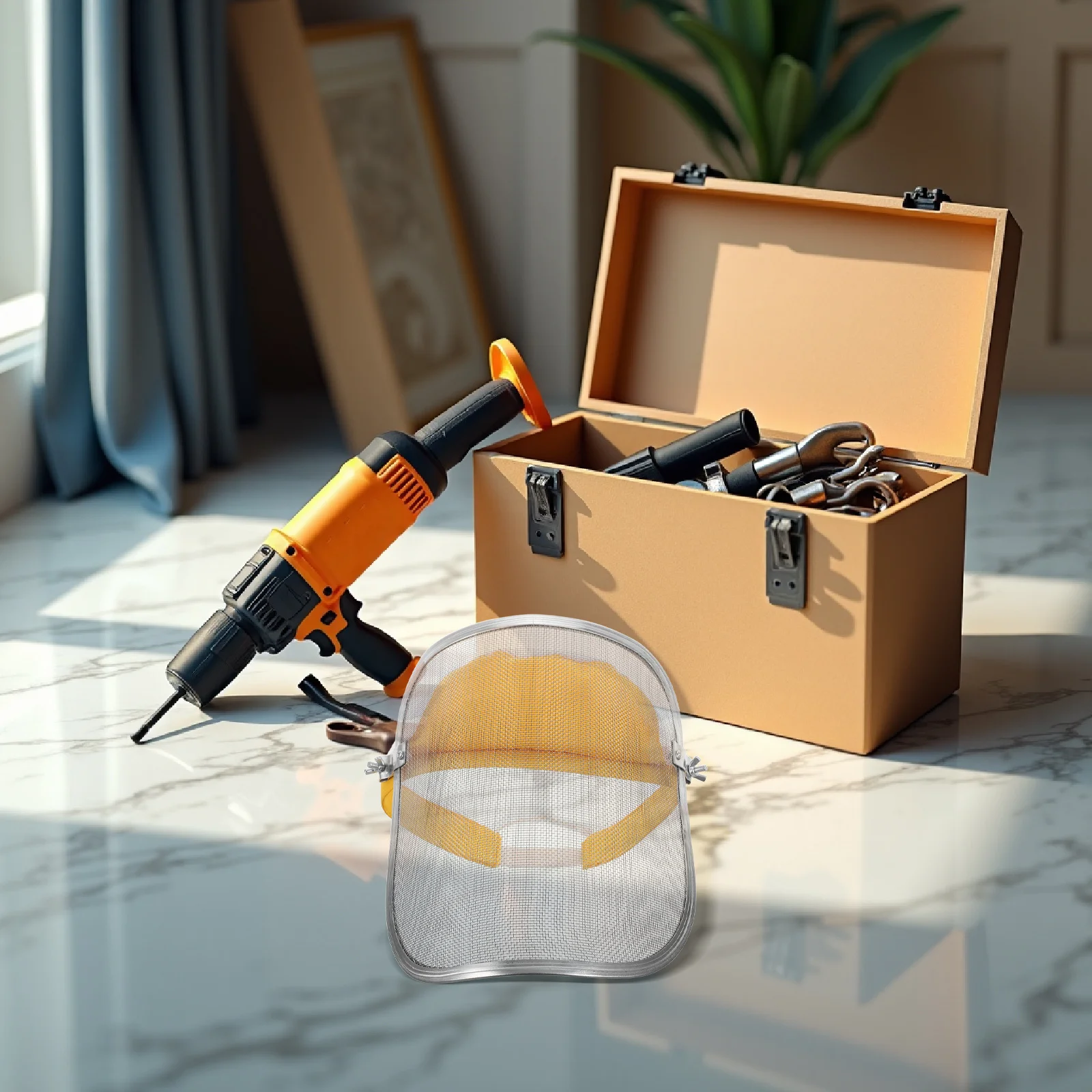 

Stainless Steel Mesh Face Mask for Men Full Face Protective Shield Safety Mask for Grinding Welding Construction Gardening Work