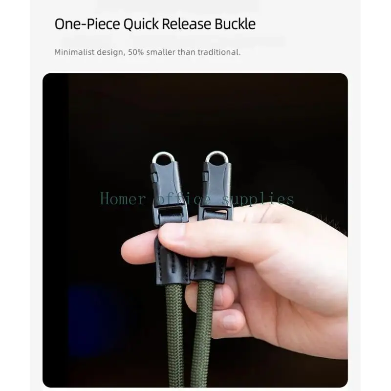 K43B Camera Shoulder Carry Quick Release Clip, ABS Side-Release Carry Part with Metal Detail for Daily Photo Needs Use