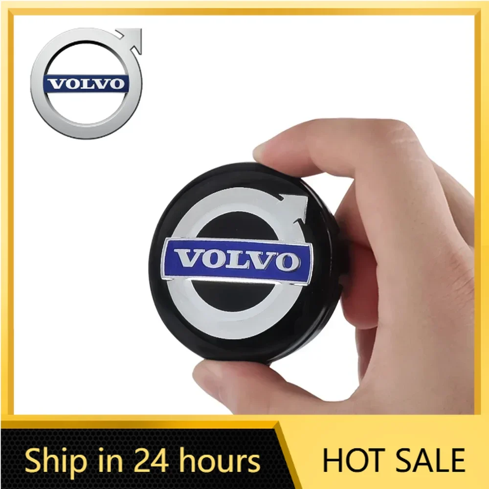 

2026 Новые для Volvo Emblems, 4 шт., колпаки центра колес автомобиля, центральные крышки ступиц для Volvo XC90 V90 V60 XC60 V40 S80 S60 S90 C40 XC40 V70