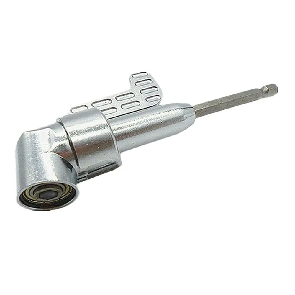 Binoax broca de ângulo magnético 1/4 ", adaptador de chave de fenda 360 graus ajustável polegar flange fora de conjunto cabeça de energia broca