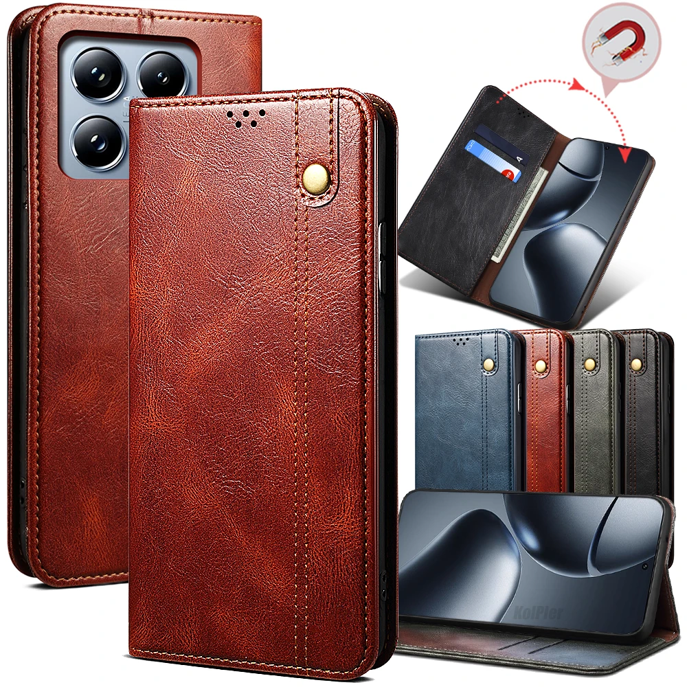 Ultra Thin Suede Leather Wallet Case For Xiaomi MI 14T PRO Card Slot Stand Magnetic Phone Cover for MI14T Protective Back Bag