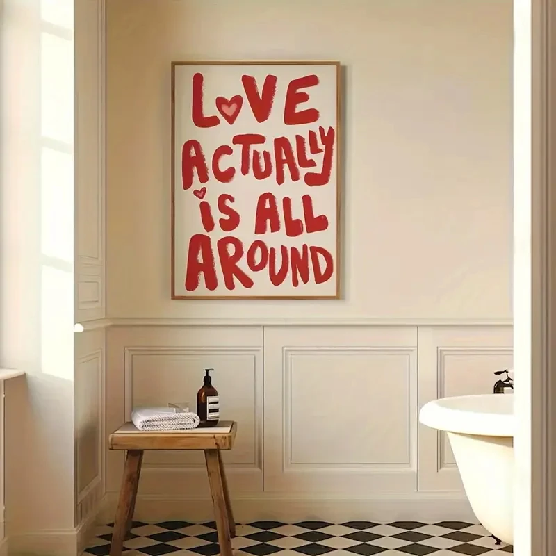 لوحة فنية جدارية حديثة وبسيطة، ملصق داخلي للمكتب المنزلي وغرفة النوم وموسم الربيع والصيف