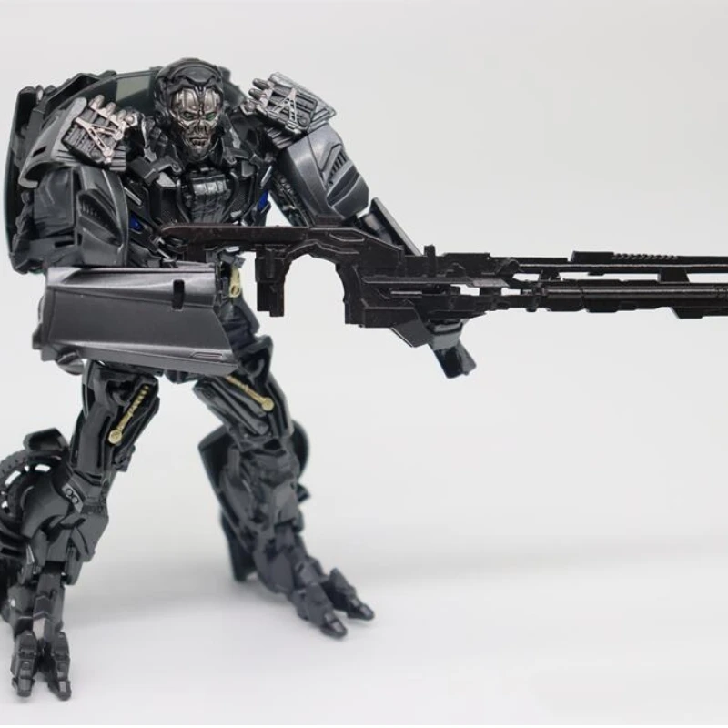 3D Big Head Gun Weapon Back Armor Upgrade Kit For Transformation Studio Series SS11 Lockdown  Action Figure Accessories