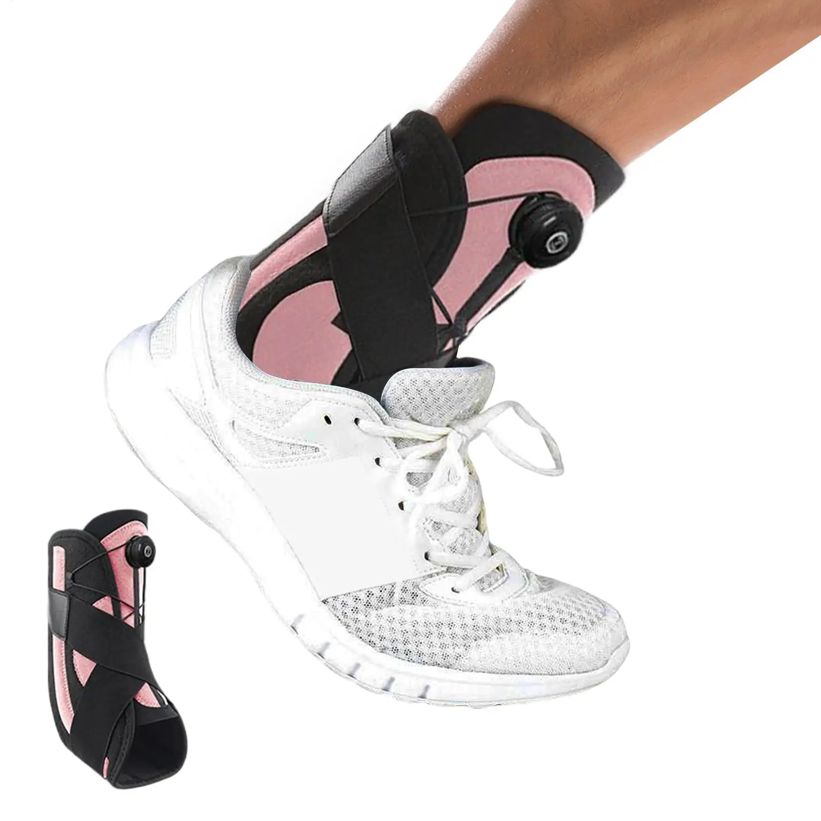 

Регулируемый бандаж для ног на шнуровке, поддержка лодыжки, защитный дышащий стабилизатор для ног, для фитнеса, восстановления после травм, тренировок