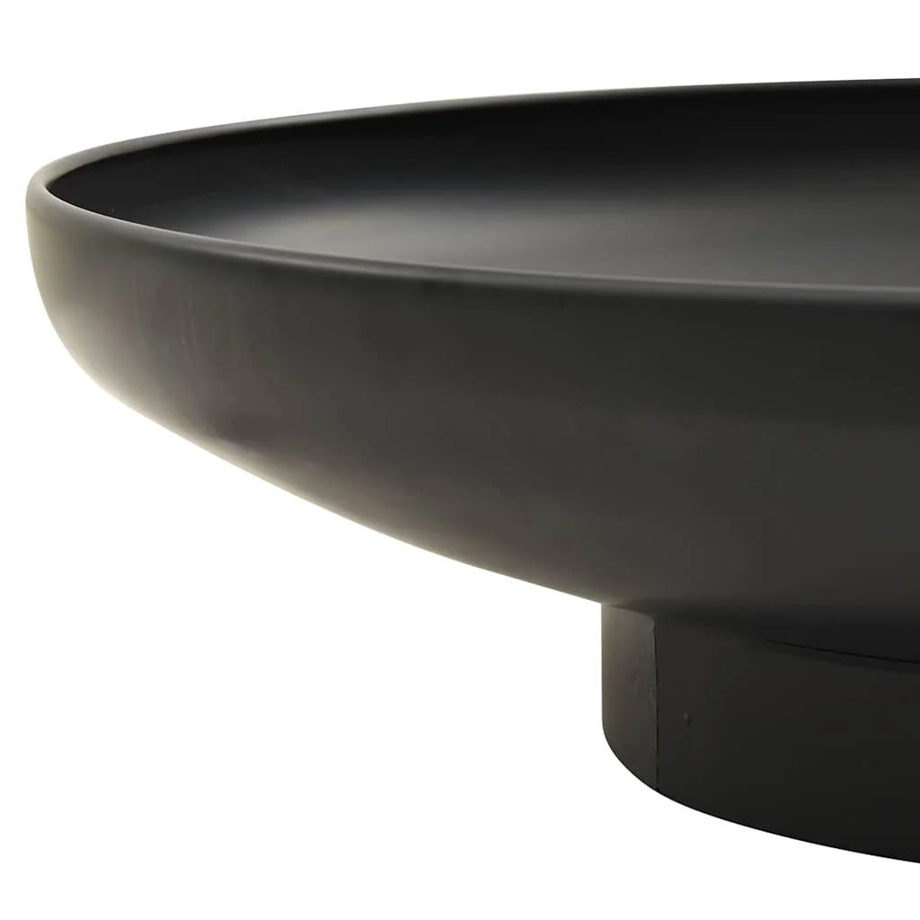 Brasero de exterior de 80 cm, redondo, de acero, resistente, para jardín, camping, fogatas, quemador de leña, patio, chimenea de jardín.