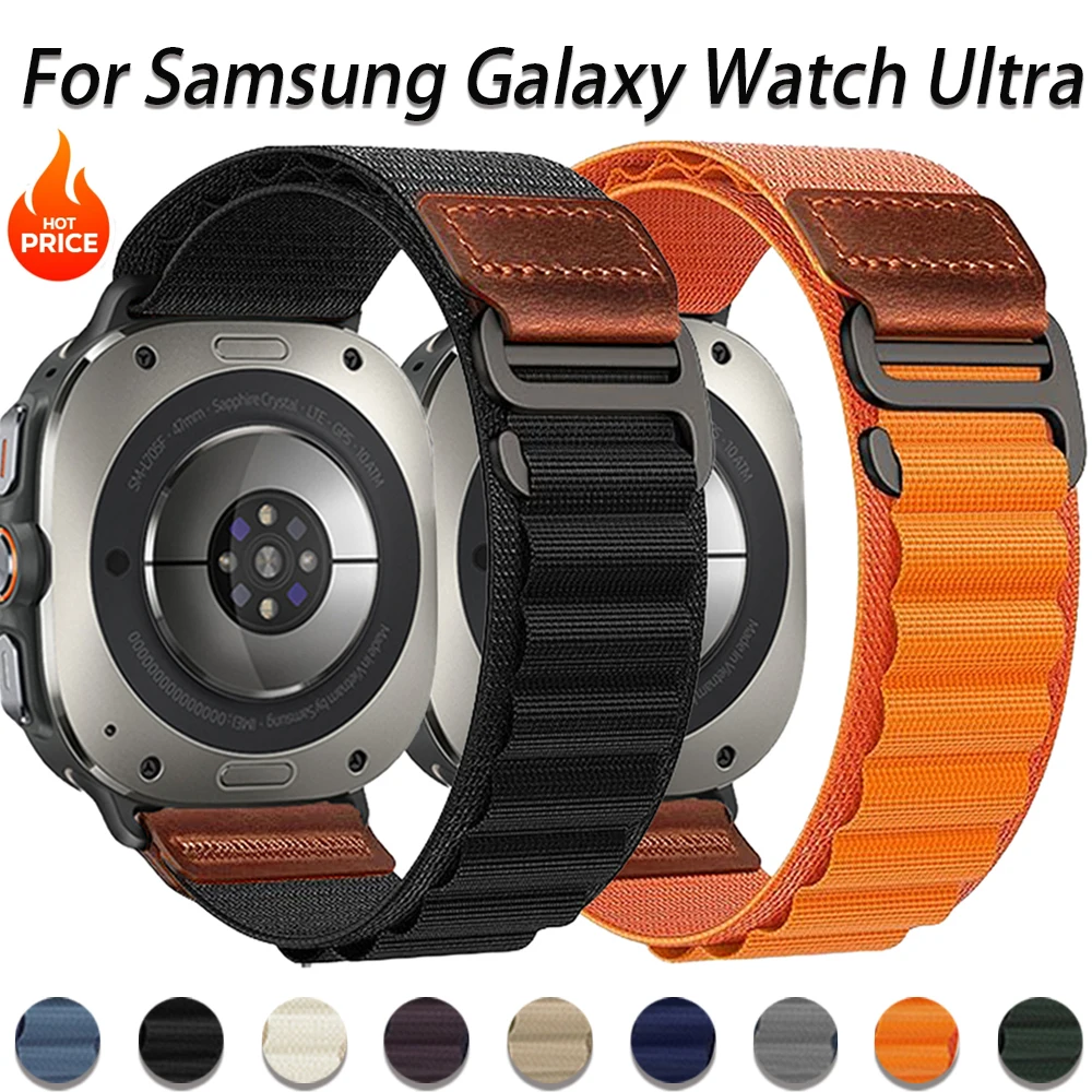 Alpine Loop Nylon Strap For Samsung Galaxy Watch Ultra 2025 47mm Sport Band For Galaxy Watch Ultra 47mm Bracelet Accessories