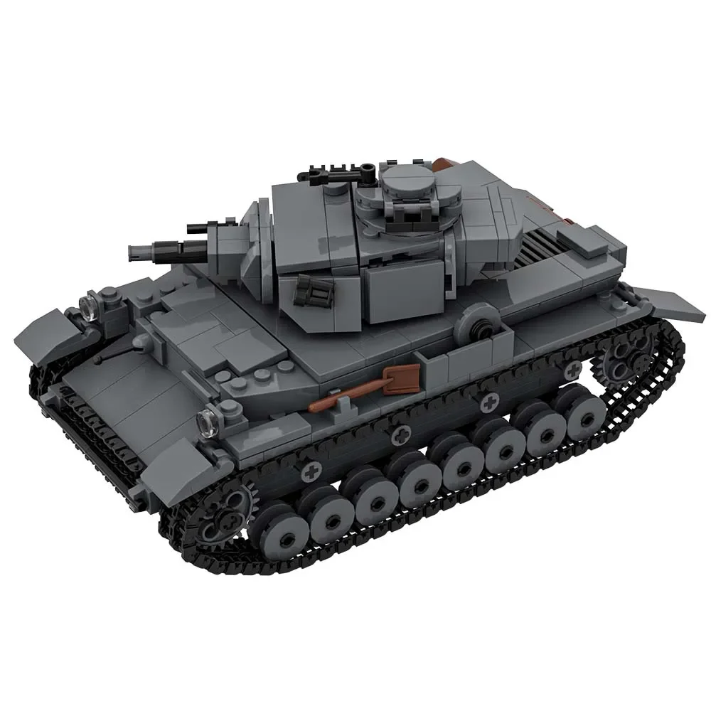 

MOC Panzer IV D Tanks Building Blocks Model World War II German Military Panzer IV D Tanks Bricks Assembly Toy Kid Birthday Gift