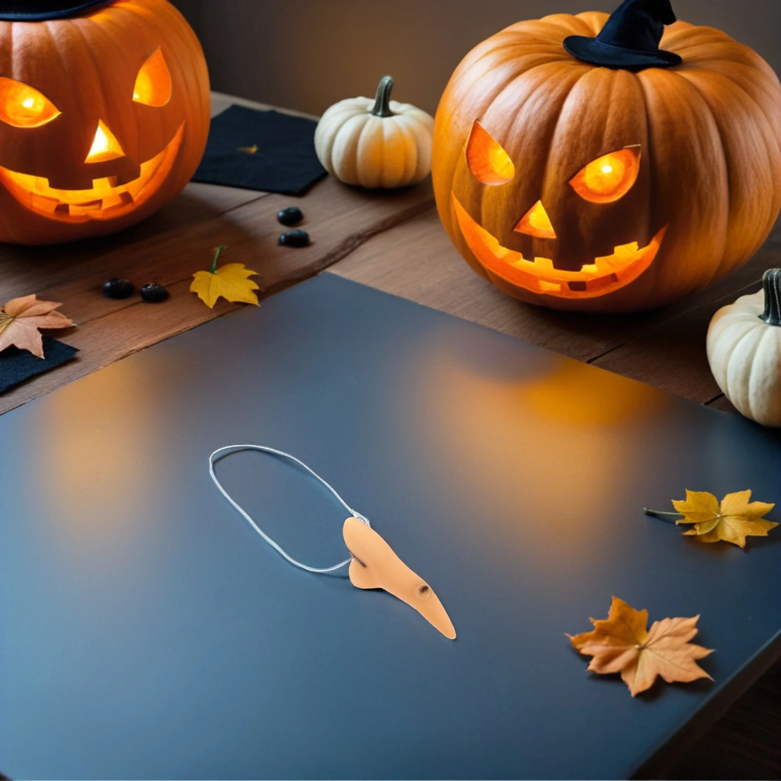 10-teiliges Hexen-Nasen-Set, realistische lange Nase, Prothetik für Halloween, Cosplay, Party, Terrifier, Kostümzubehör, wiederverwendbar