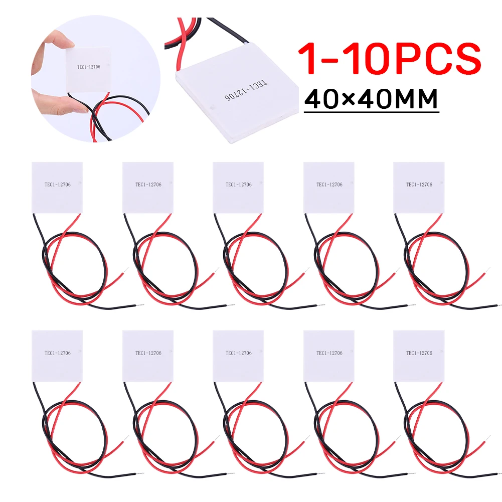 

TEC1-12706 Thermoelectric Cooler Peltier Elemente Module 65W 12V 5.8A Plate Module for Cooling for Power Generation