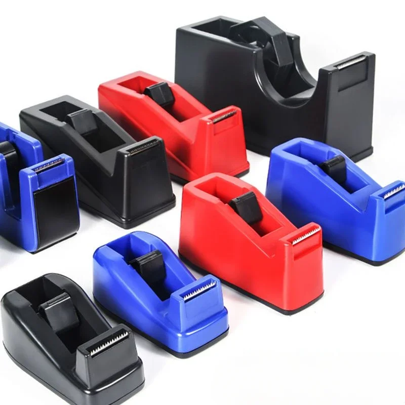 1pcs אנטי להחליק אנטי גדול להחליק כפול שימוש קלטת נייר בסיס נייר שולחן עבודה חותך כחול אדום משקל שחור הגדלת סרט חיתוך סוגר