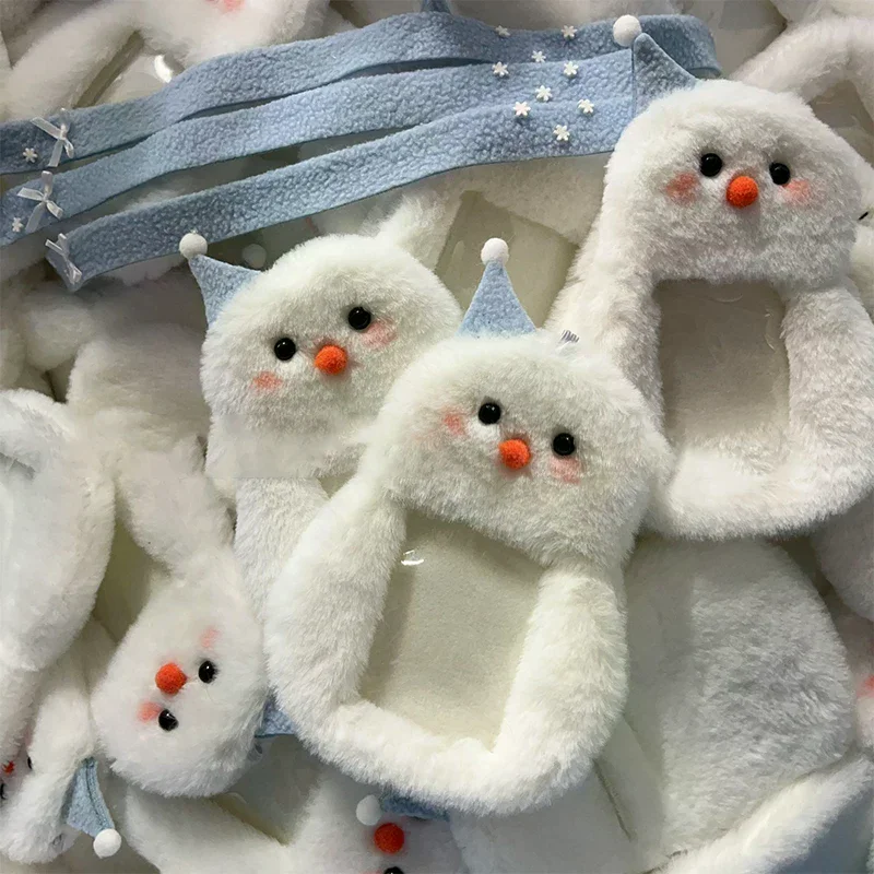 Cute Snowman Plush Card Holder Plush Photocard Holder Cartoon Photo Card Holder ID Credit Band Card Protector