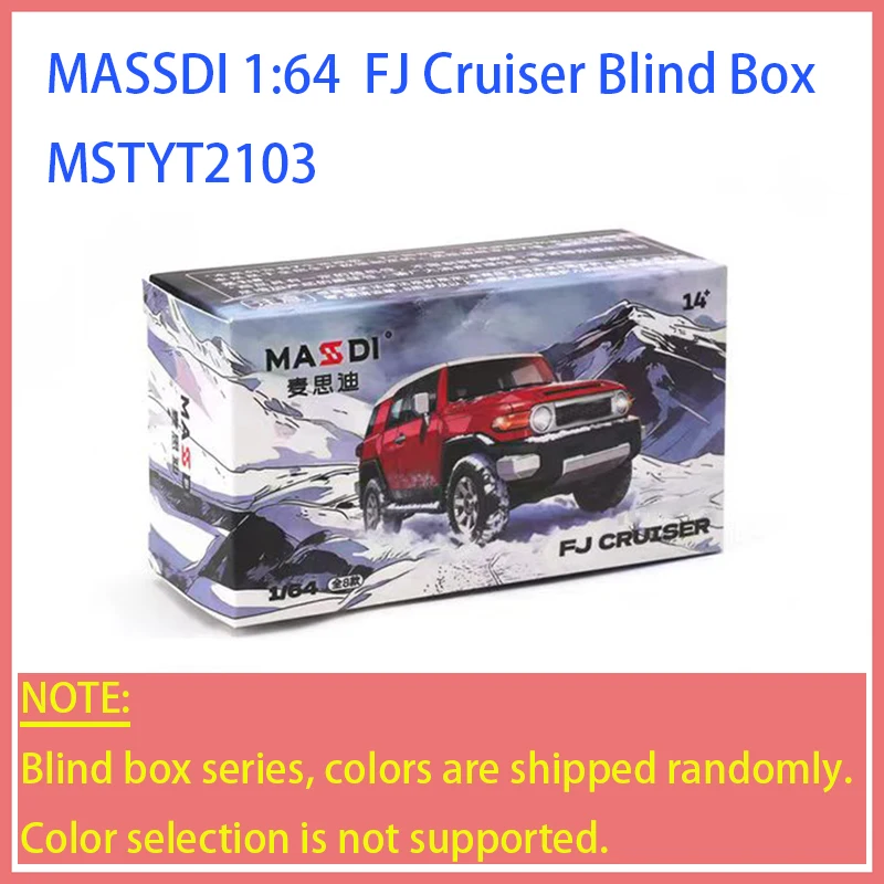 

MASSDI 1:64 Scale FJ Cruiser Blind Box Alloy Car Model Ornament Souvenir Display Collection Hobby Gift