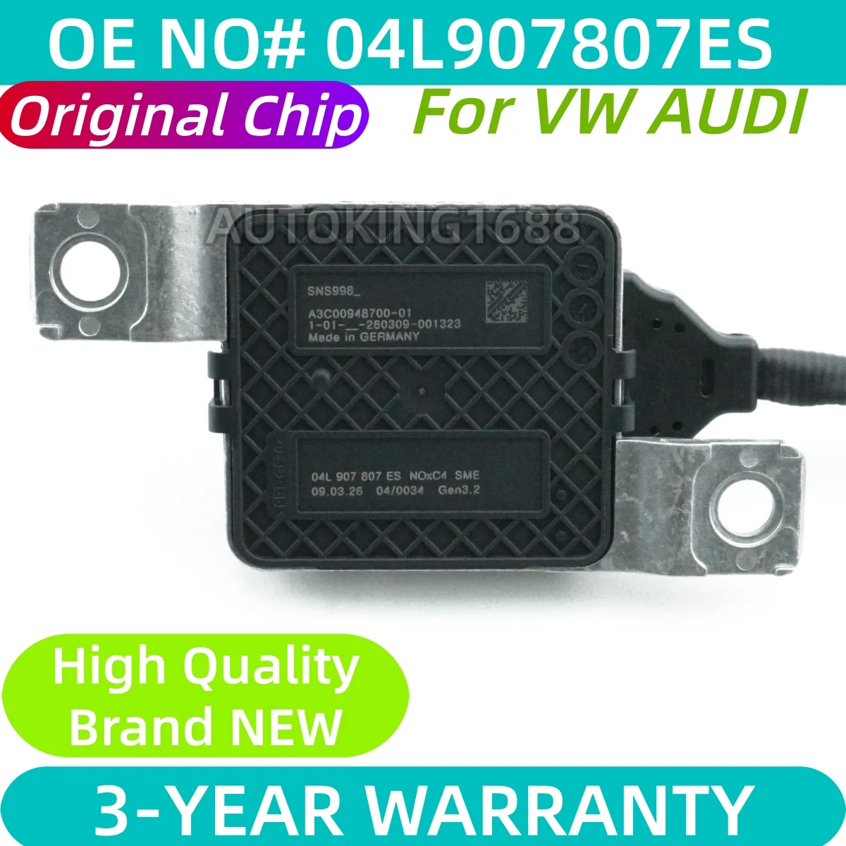 04L907805ES 04L 907 805 ES New Nitrogen Oxide Sensor NOX Sensor For VW Passat B8 Arteon Skoda Superb